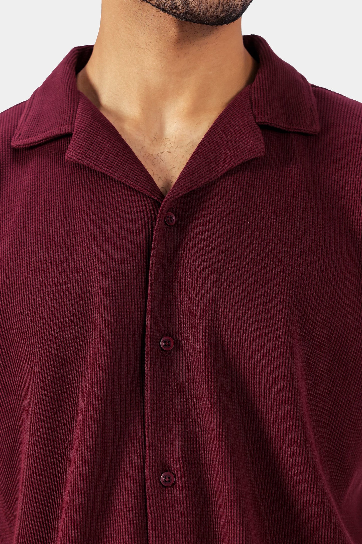 Relaxed Waffle Shirt - Cougar Clothing
