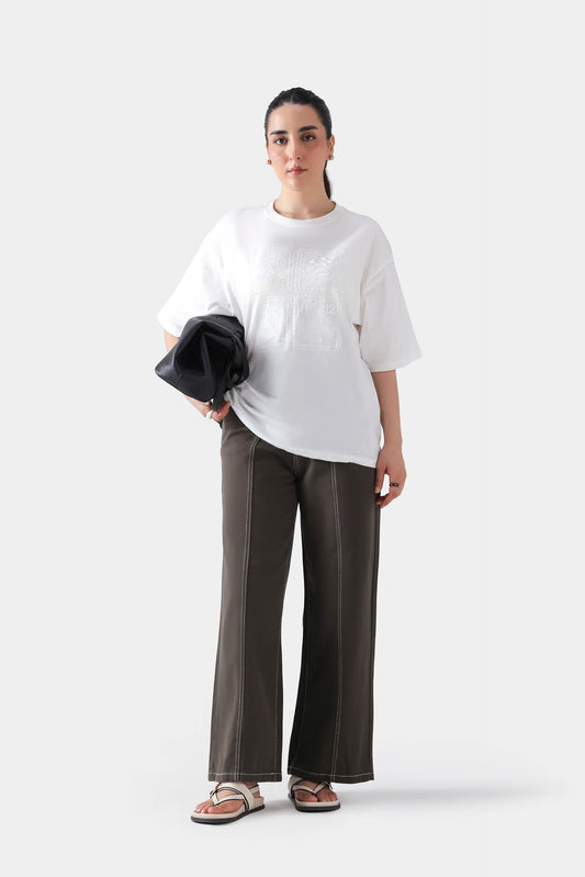 Tonal Embroidered T-Shirt - Cougar Clothing