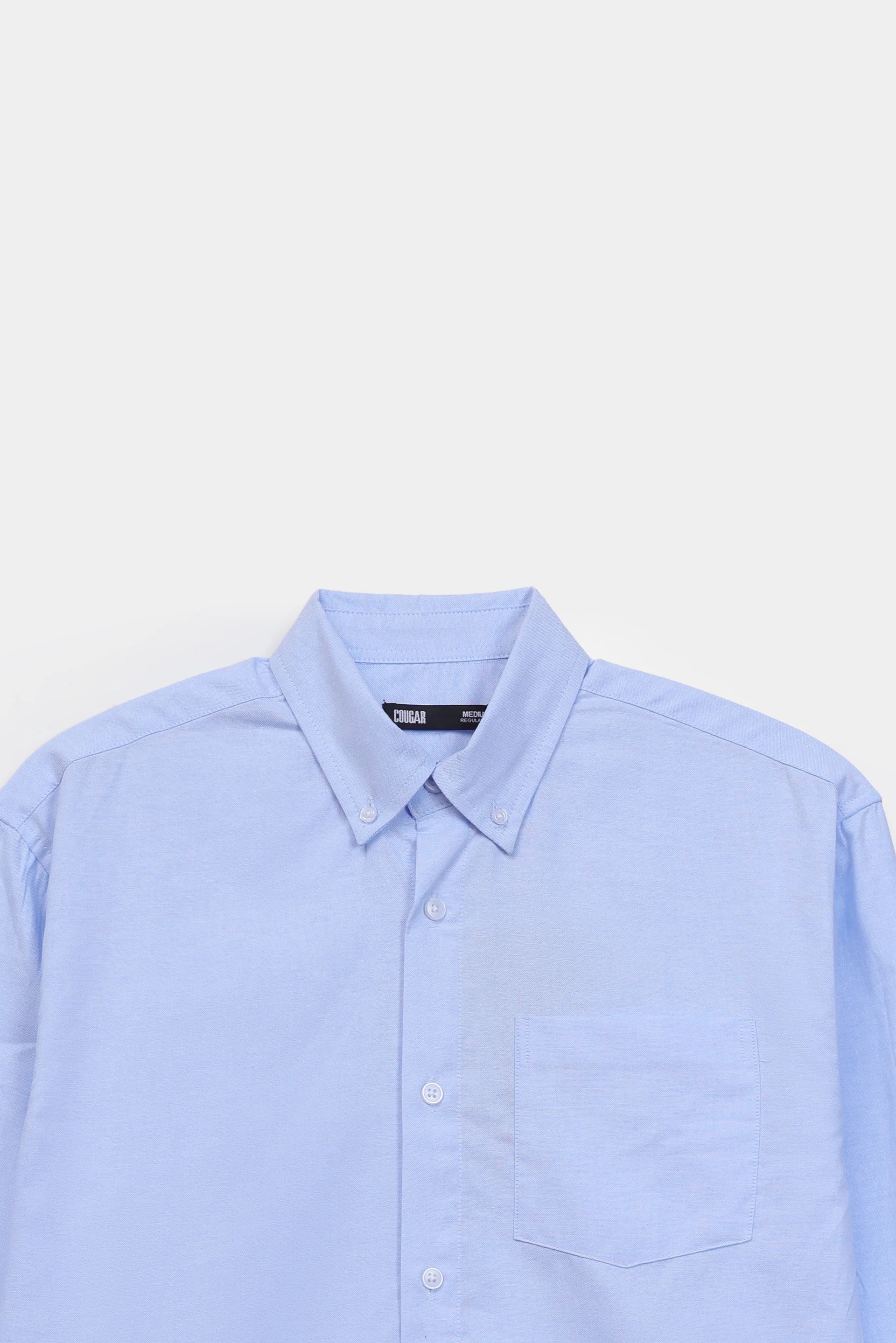 Chambray Button-Down Shirt - Cougar Clothing