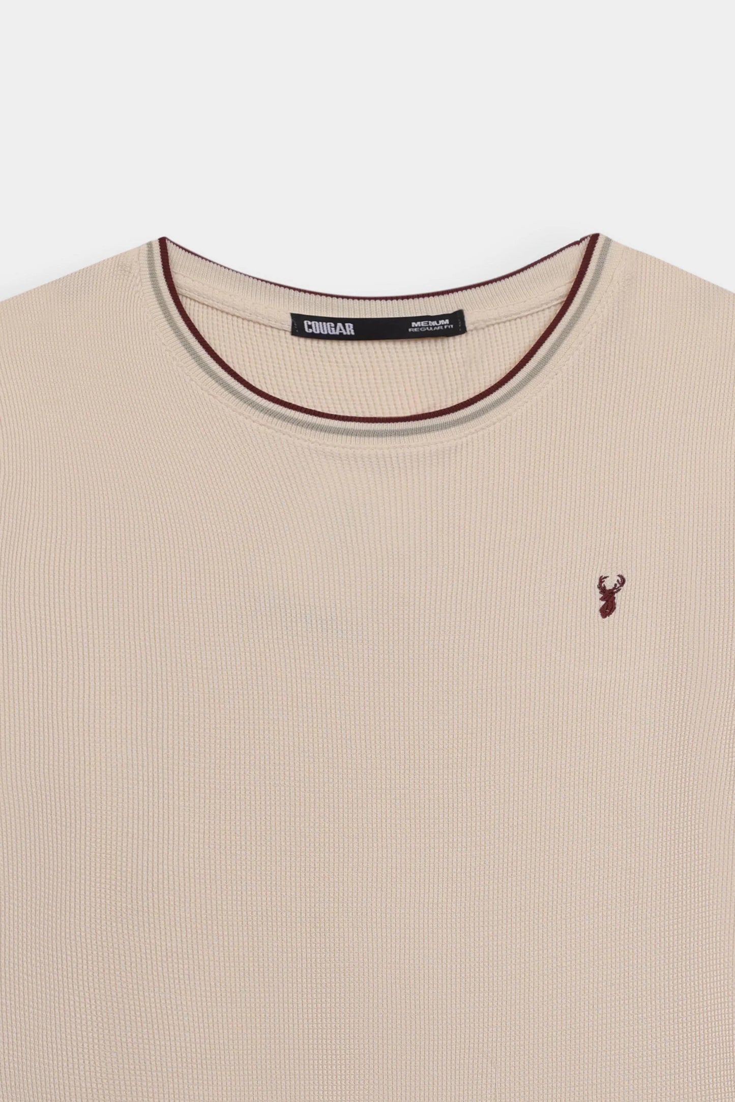Waffle Knit T-Shirt - Cougar Clothing