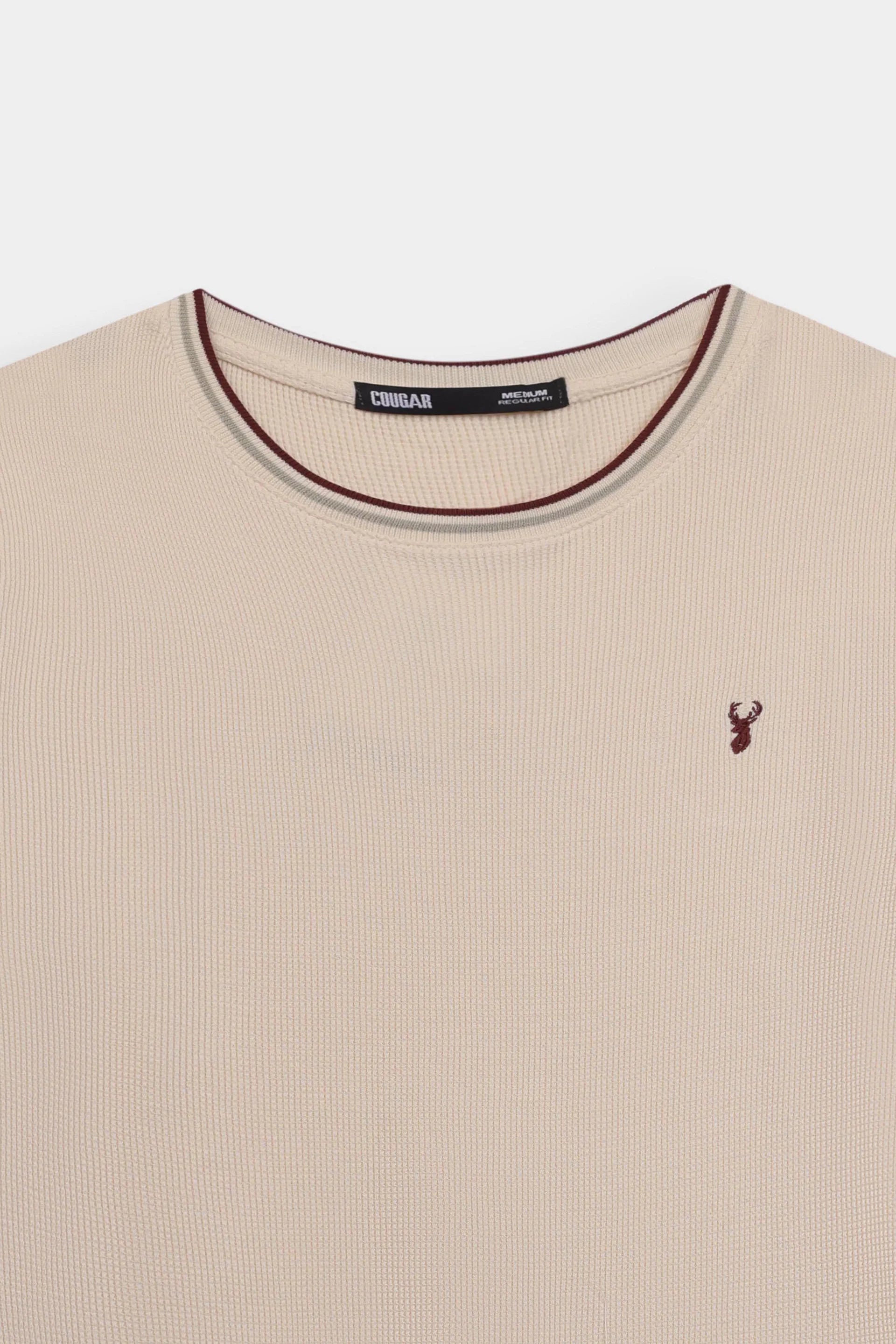 Waffle Knit T-Shirt - Cougar Clothing