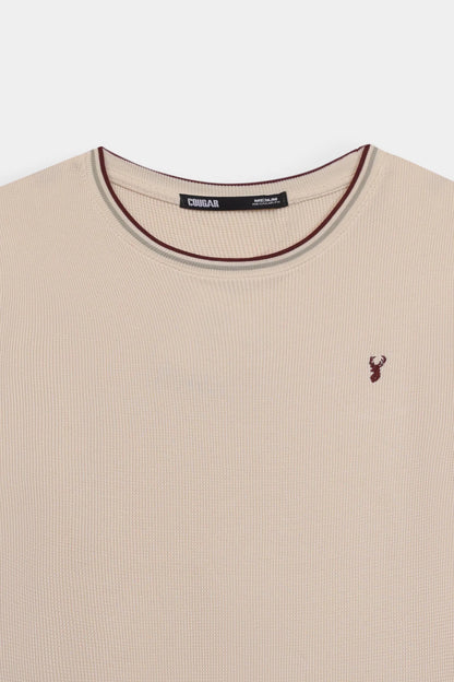 Waffle Knit T-Shirt - Cougar Clothing