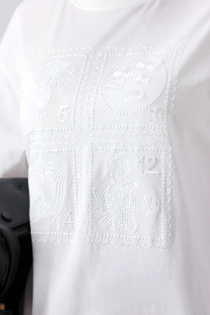 Tonal Embroidered T-Shirt - Cougar Clothing