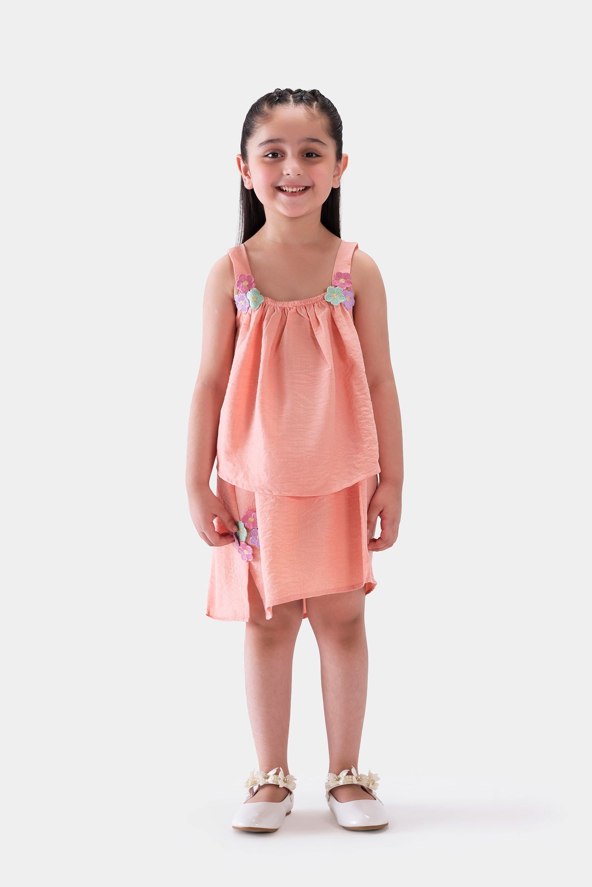 Skirt WIth Embroidered Appliques - Cougar Clothing