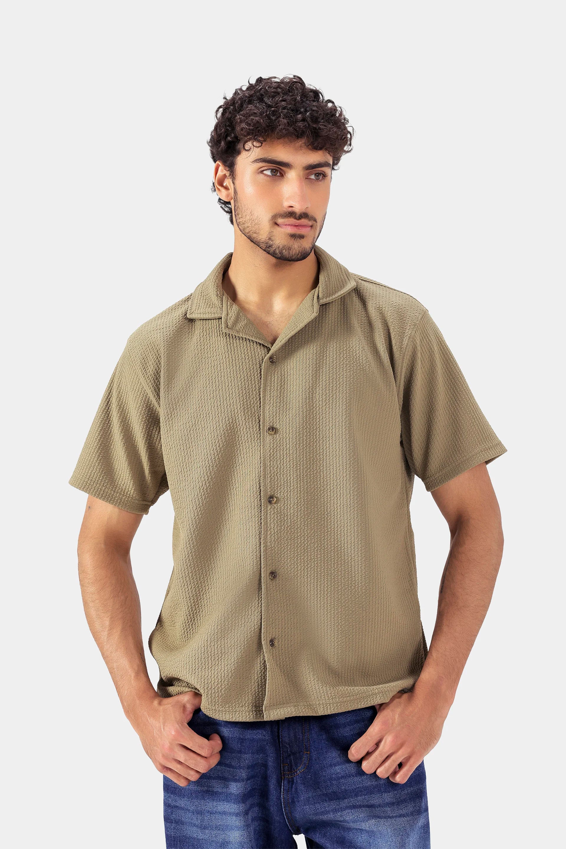 Seersucker Shirt - Cougar Clothing