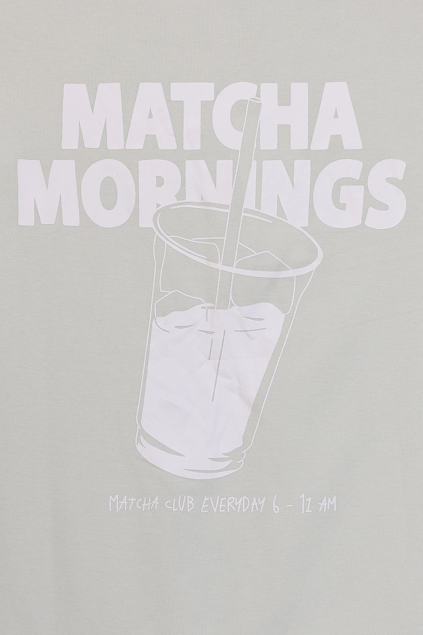 Matcha Mornings T-Shirt - Cougar Clothing