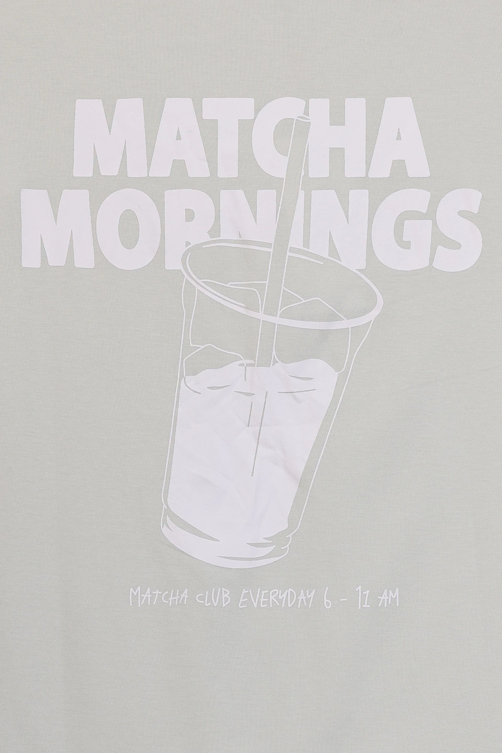 Matcha Mornings T-Shirt - Cougar Clothing