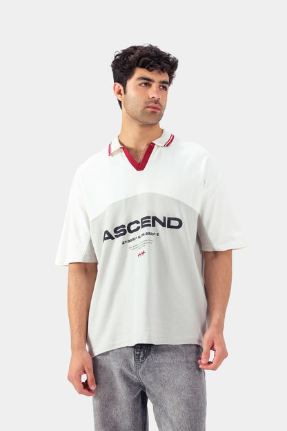 Two-Toned Oversized Polo - Cougar Clothing