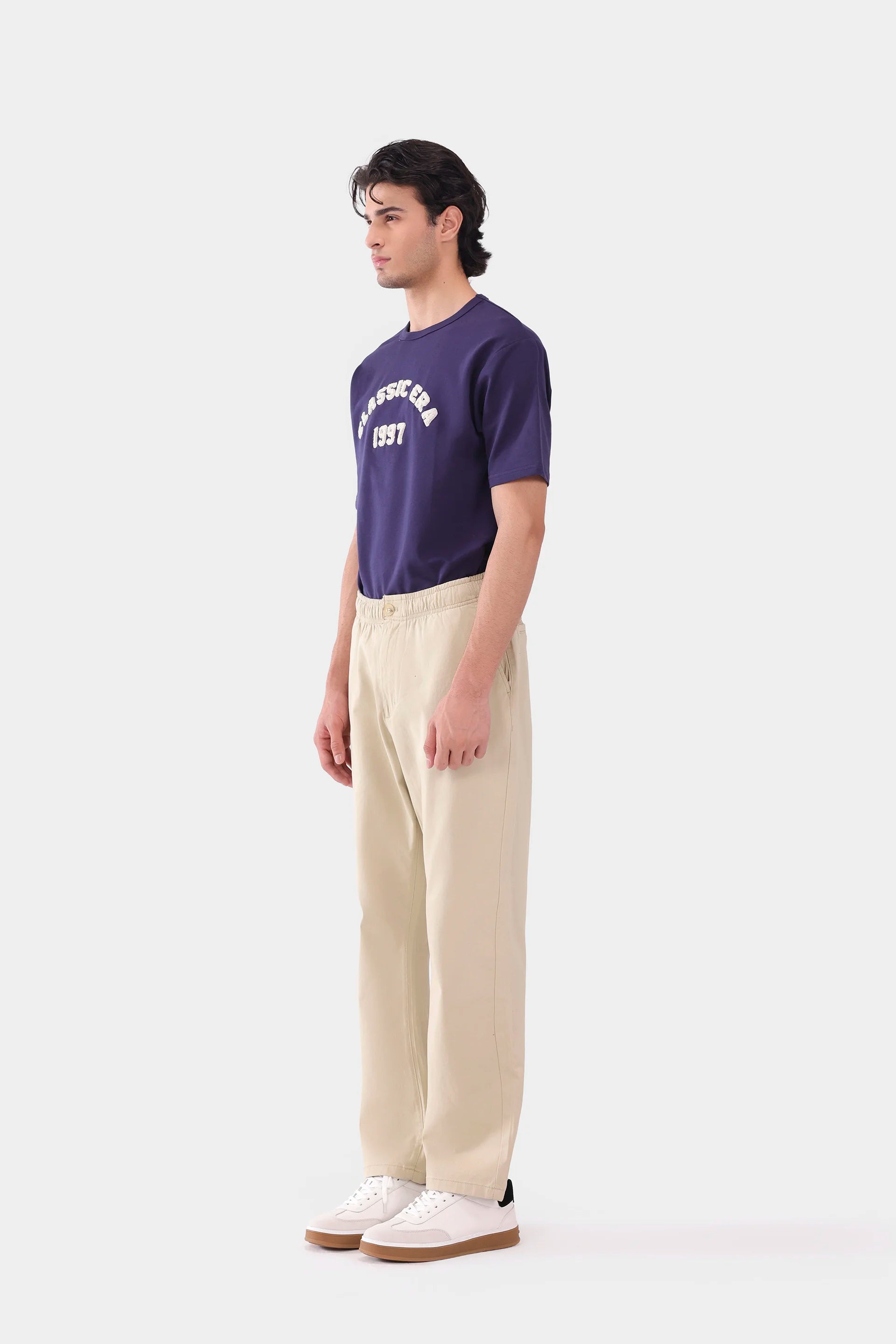 Relaxed Fit Twill Trousers - Cougar Clothing