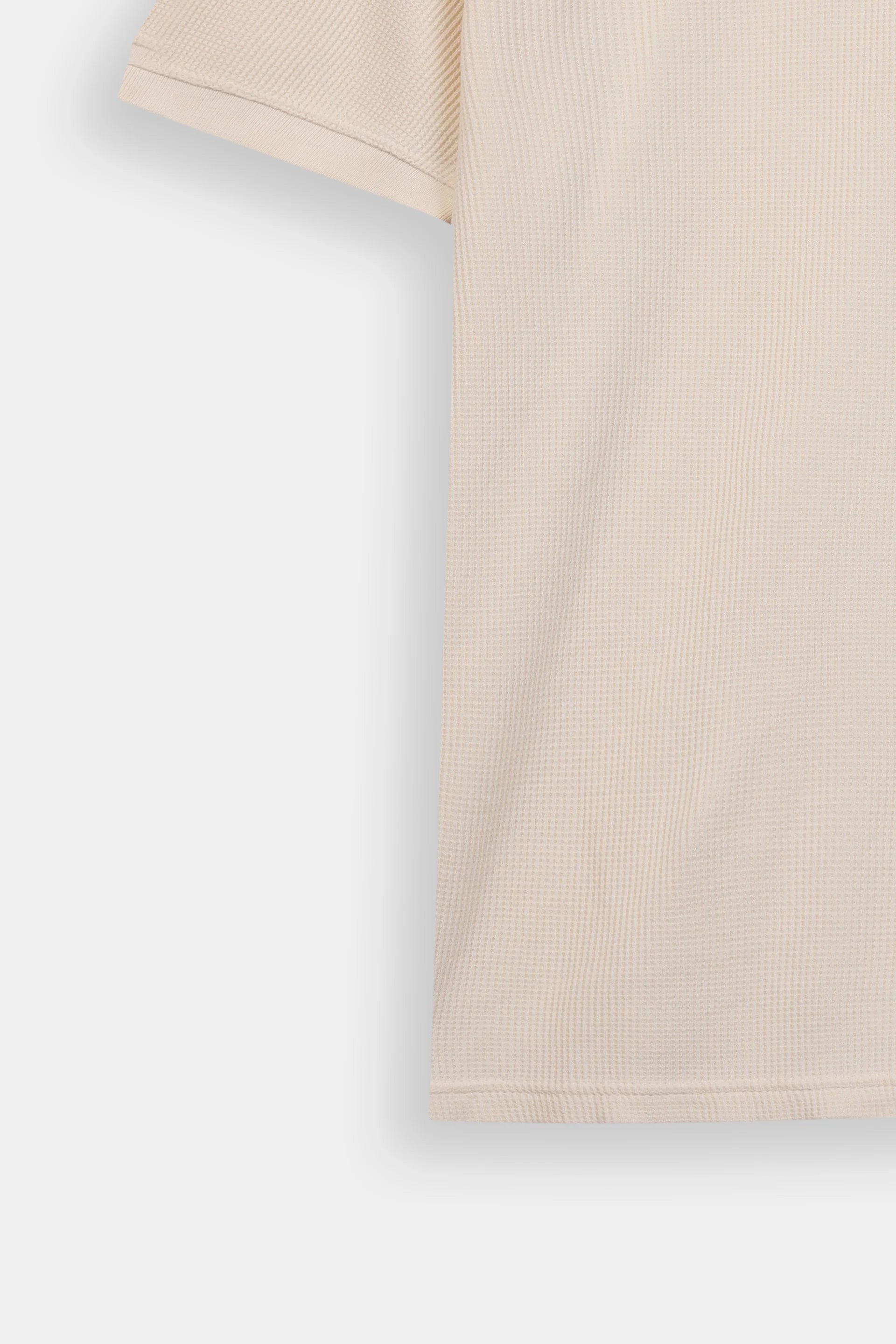Relaxed Waffle Knit Polo - Cougar Clothing