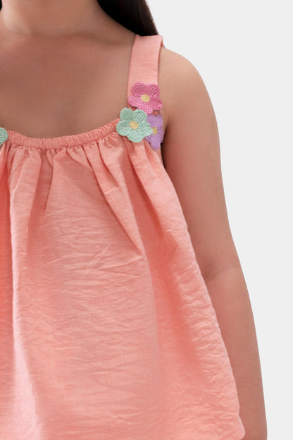 Floral Embroidered Top - Cougar Clothing