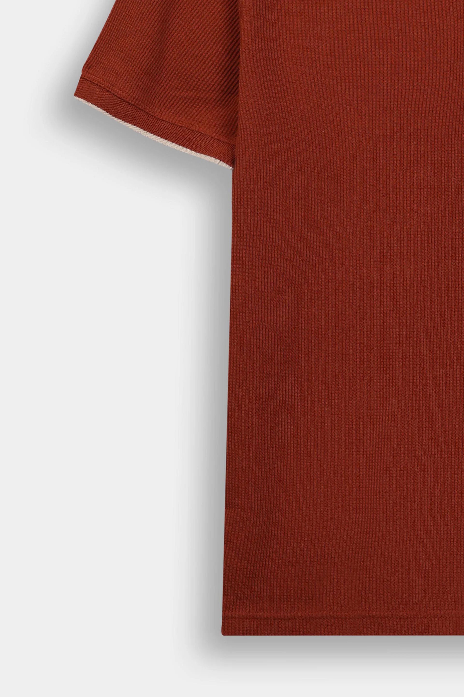 Waffle Knit Polo - Cougar Clothing