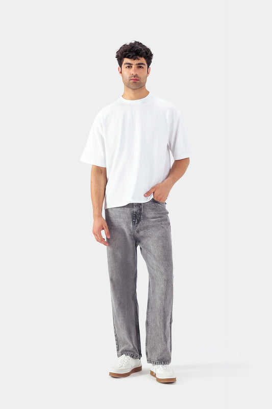 Back Printed Boxy T-Shirt - Cougar Clothing