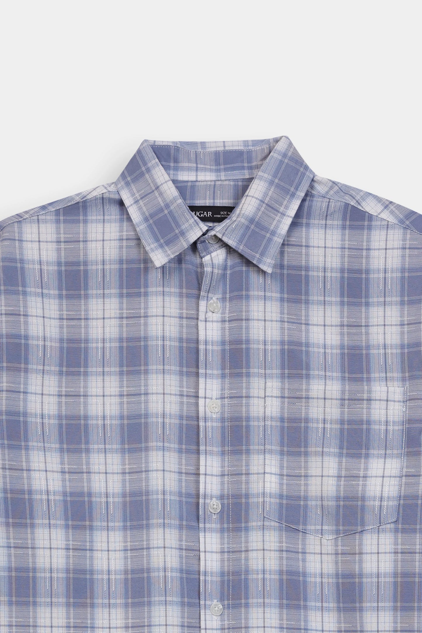 Checkered Shirt With Patch Pocket - Cougar Clothing