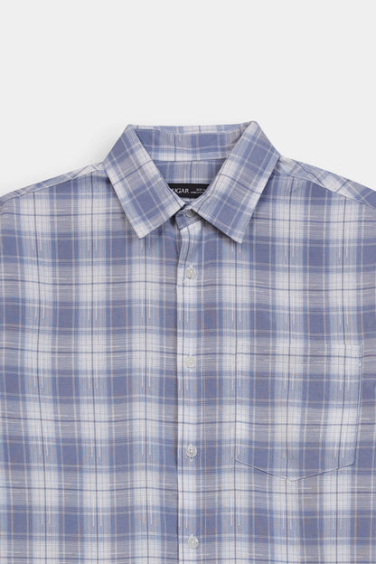 Checkered Shirt With Patch Pocket - Cougar Clothing