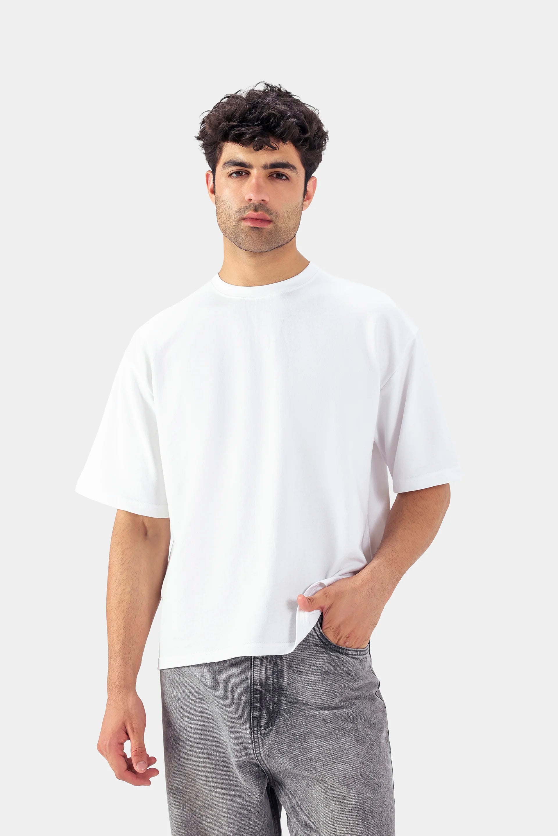 Back Printed Boxy T-Shirt - Cougar Clothing