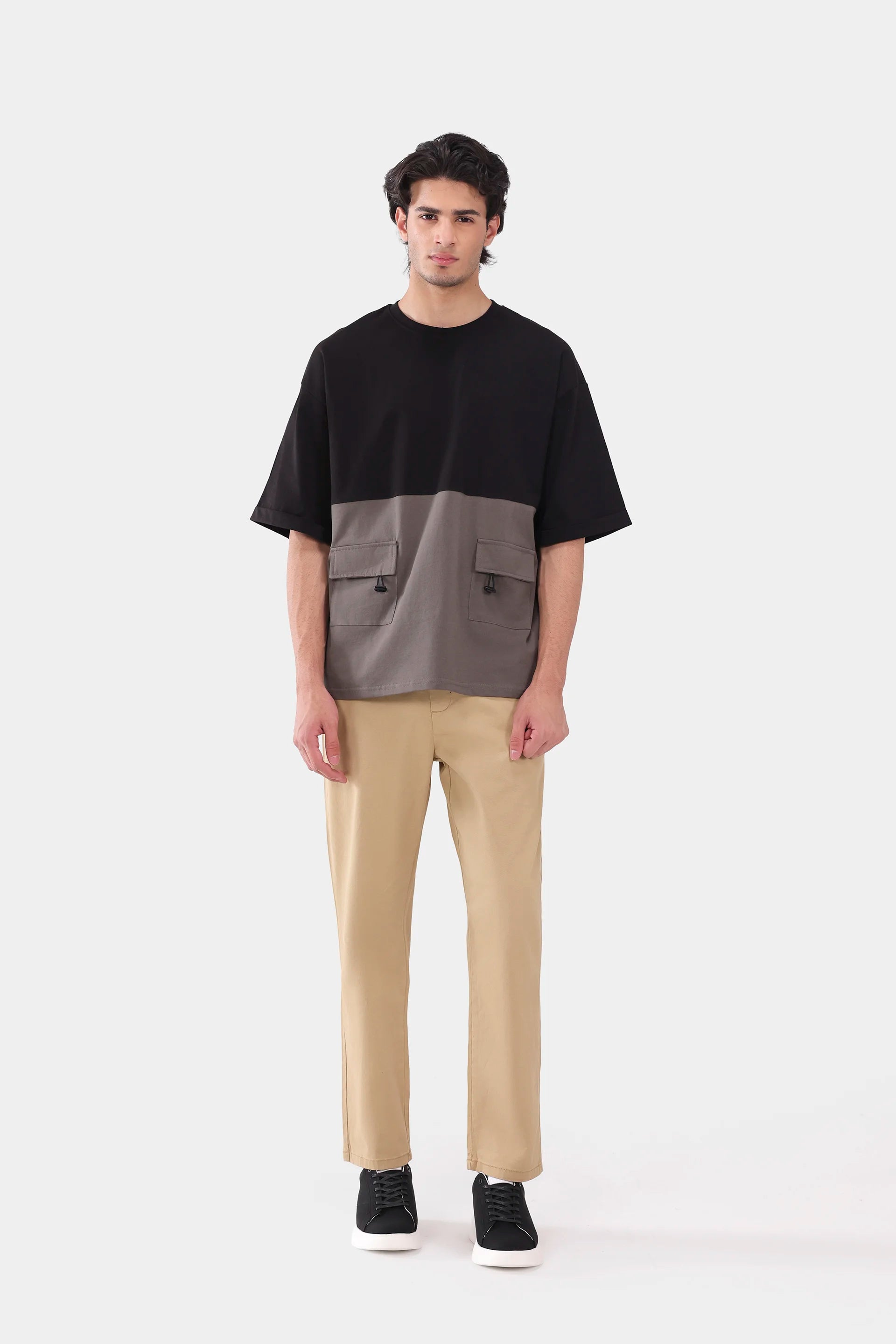 Oversized T-Shirt With Flap Pockets - Cougar Clothing