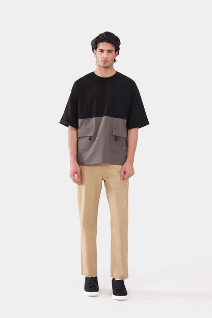 Oversized T-Shirt With Flap Pockets - Cougar Clothing