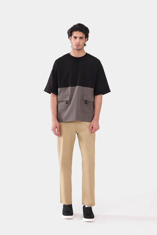 Oversized T-Shirt With Flap Pockets - Cougar Clothing