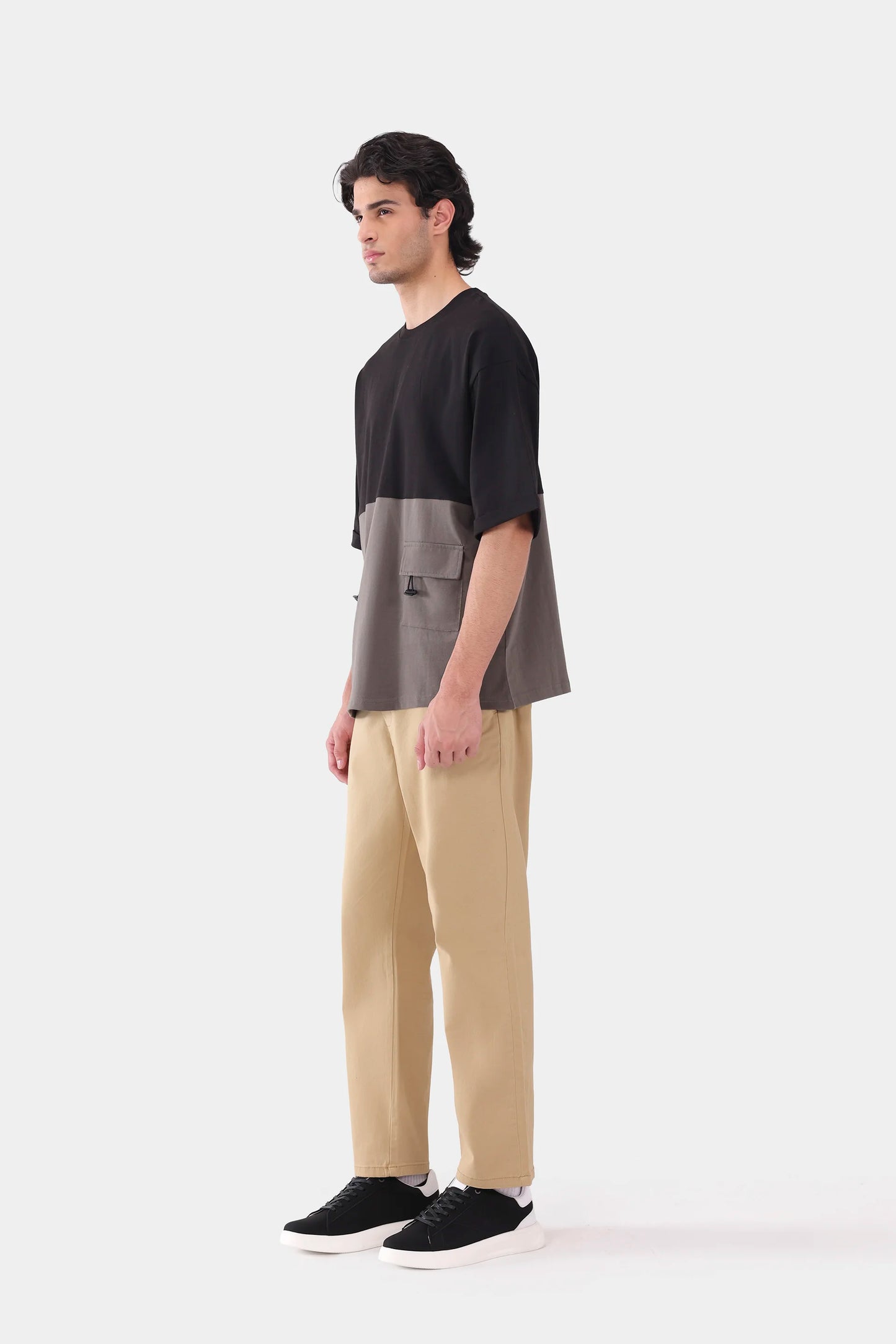 Oversized T-Shirt With Flap Pockets - Cougar Clothing