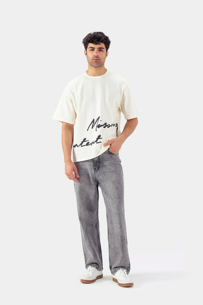 Popcorn-Knit T-Shirt - Cougar Clothing