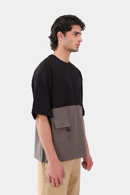 Oversized T-Shirt With Flap Pockets - Cougar Clothing