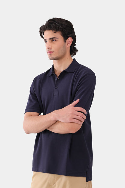 Relaxed Pique Polo - Cougar Clothing