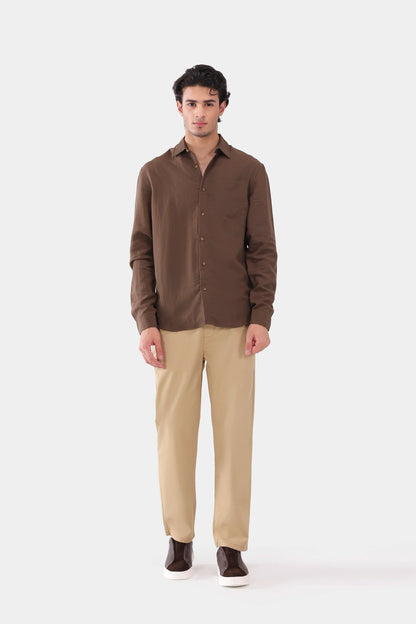 Chest Pocket Cotton Shirt - Cougar Clothing