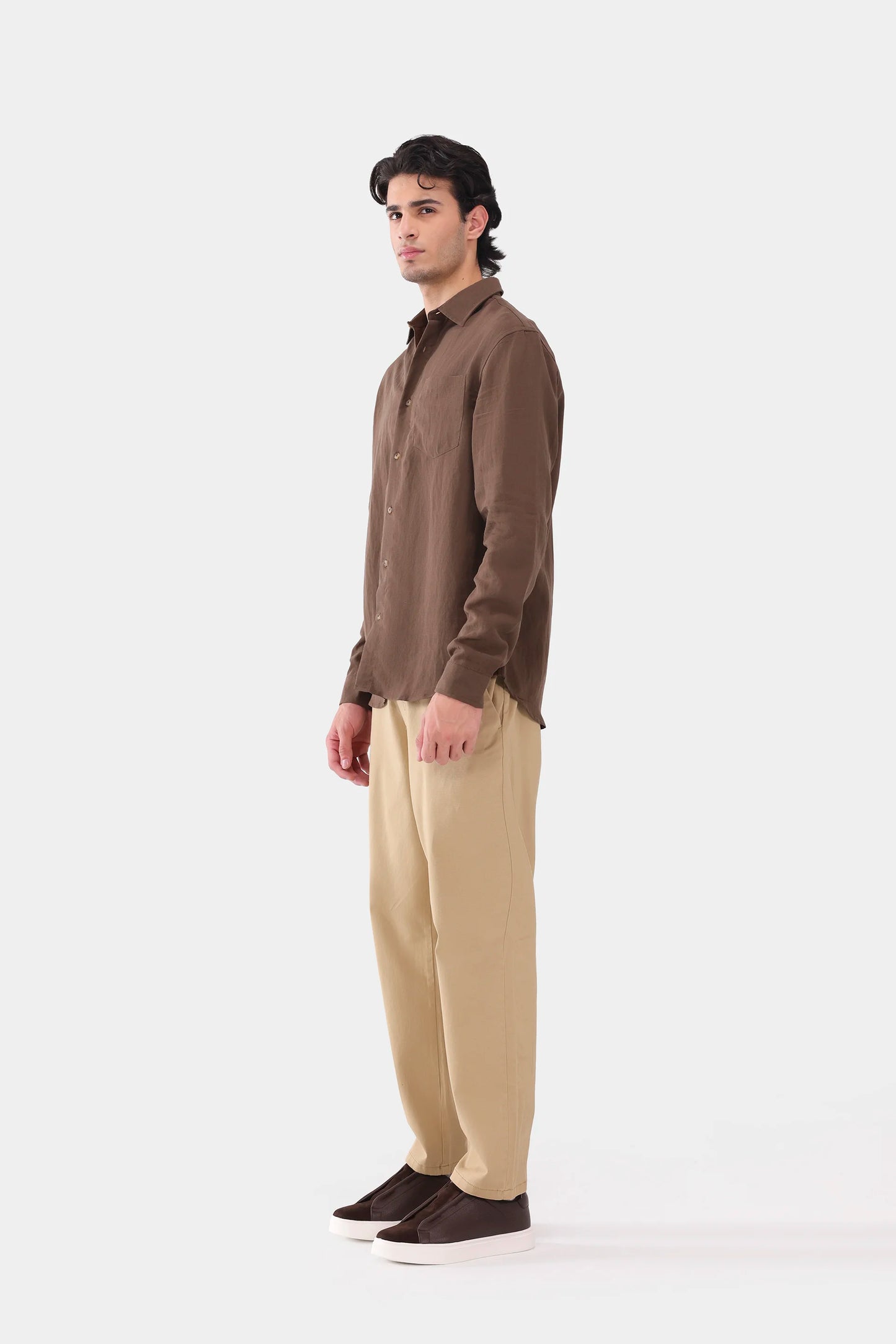 Chest Pocket Cotton Shirt - Cougar Clothing