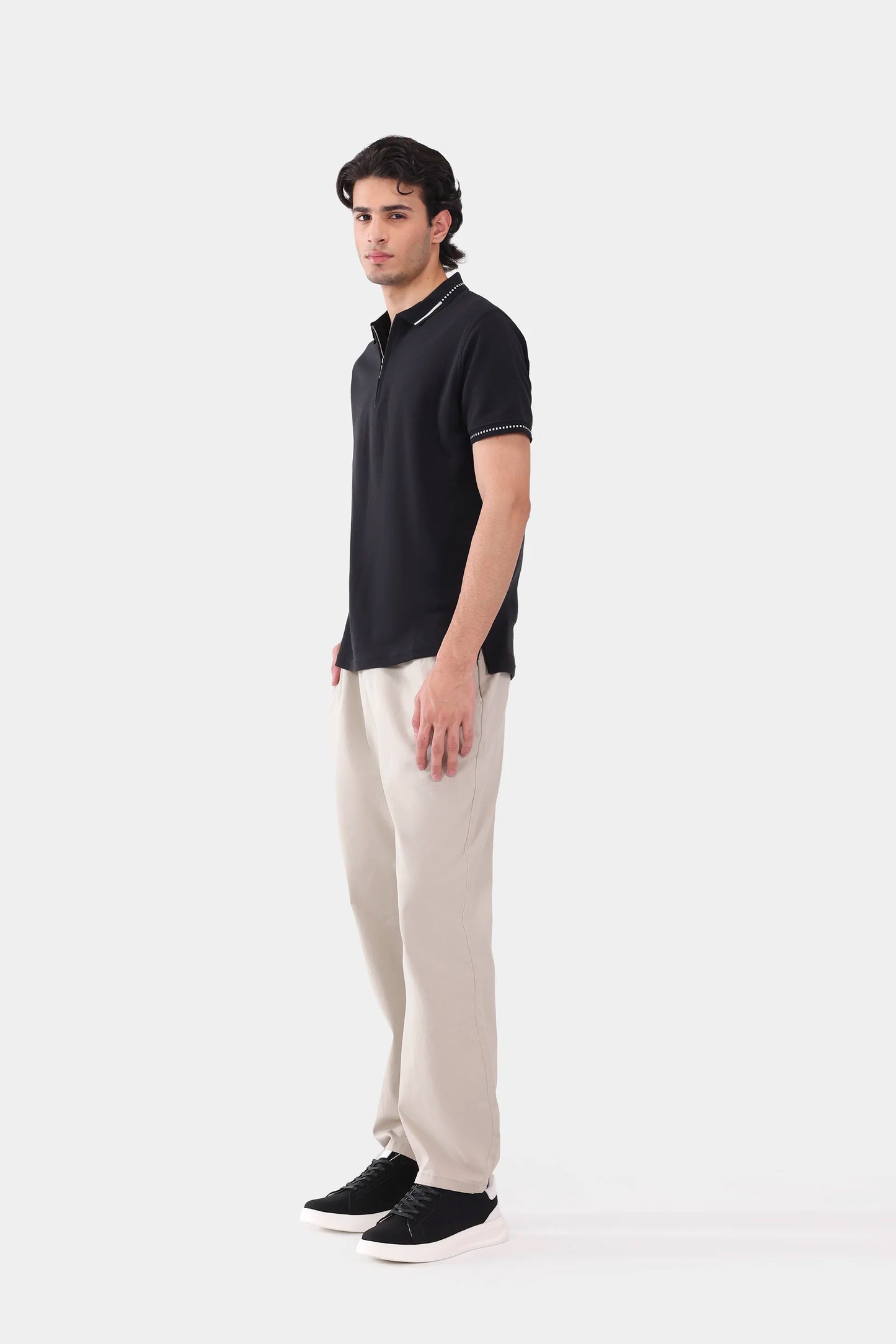 Quarter Zip Polo - Cougar Clothing