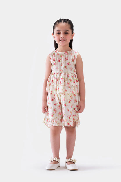Ruffled Peplum Top - Cougar Clothing