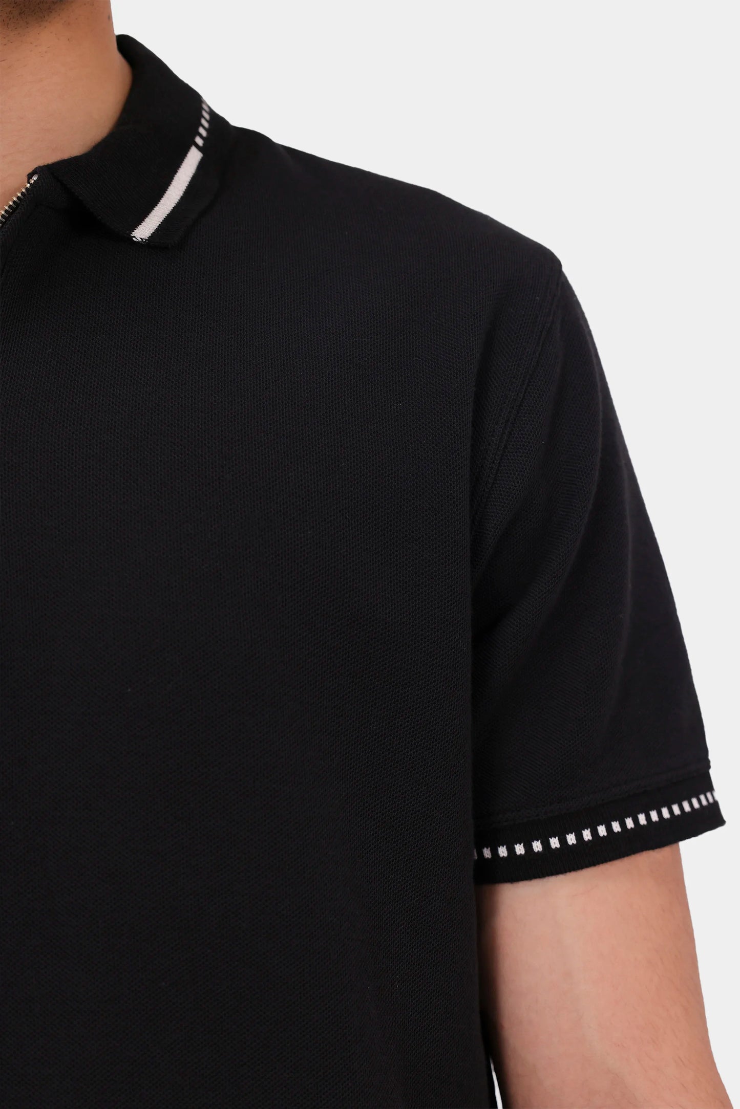 Quarter Zip Polo - Cougar Clothing