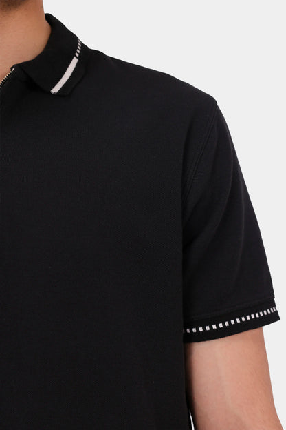 Quarter Zip Polo - Cougar Clothing