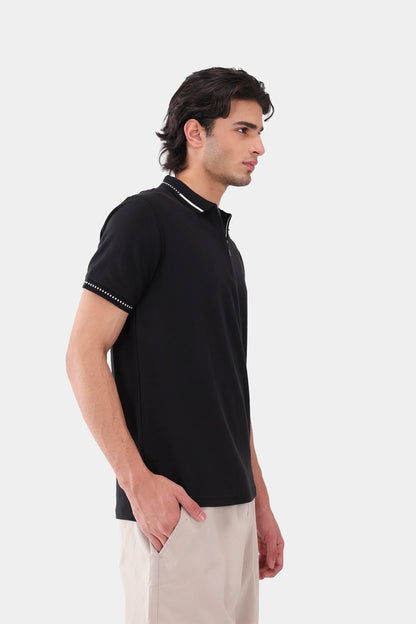 Quarter Zip Polo - Cougar Clothing