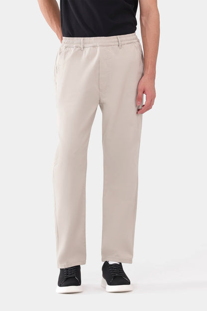 Straight Fit Twill Trousers - Cougar Clothing