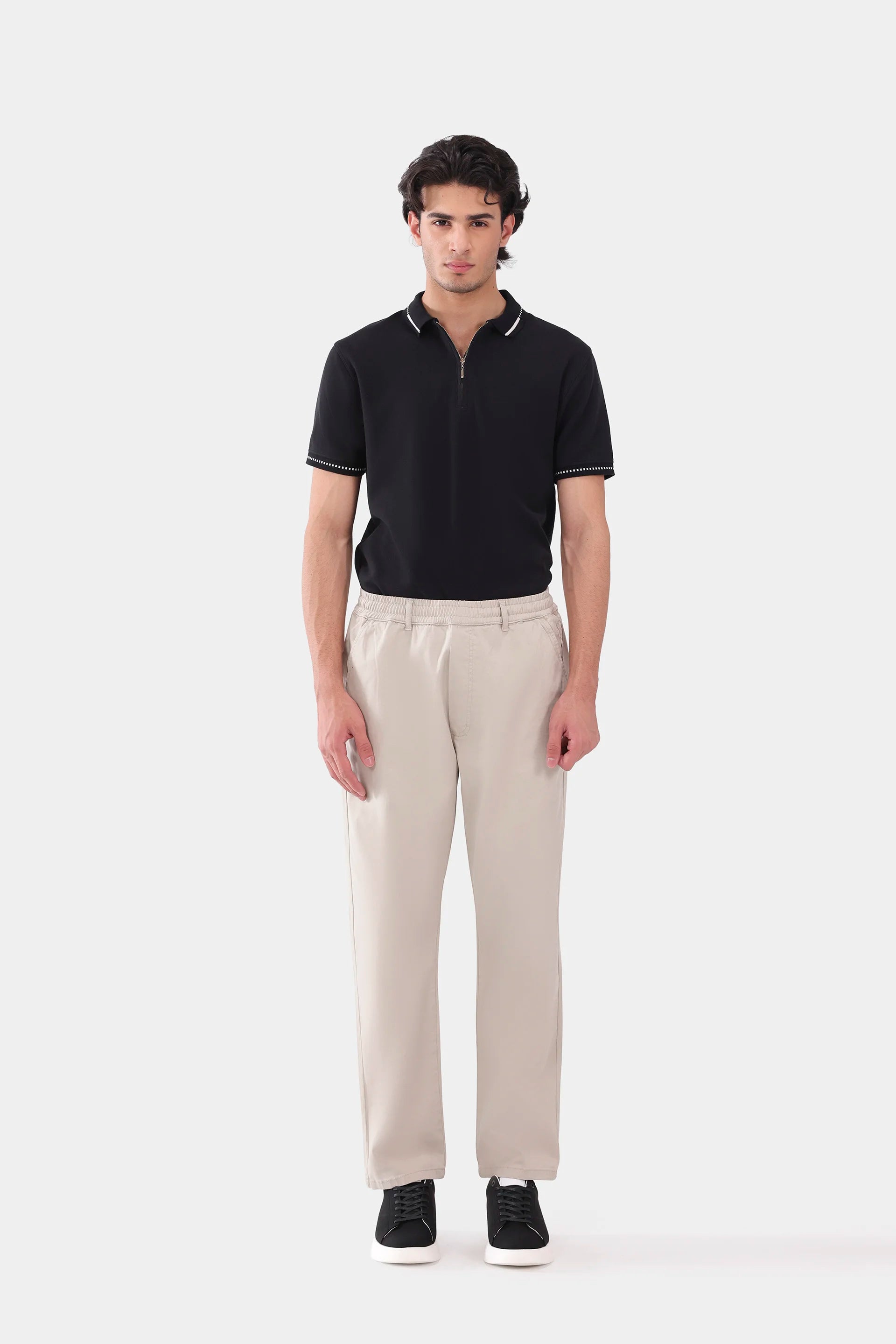 Straight Fit Twill Trousers - Cougar Clothing