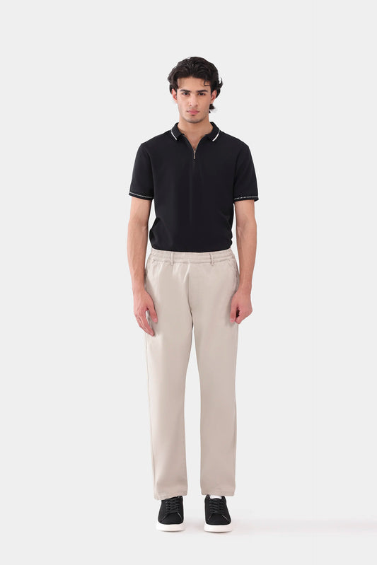 Straight Fit Twill Trousers - Cougar Clothing