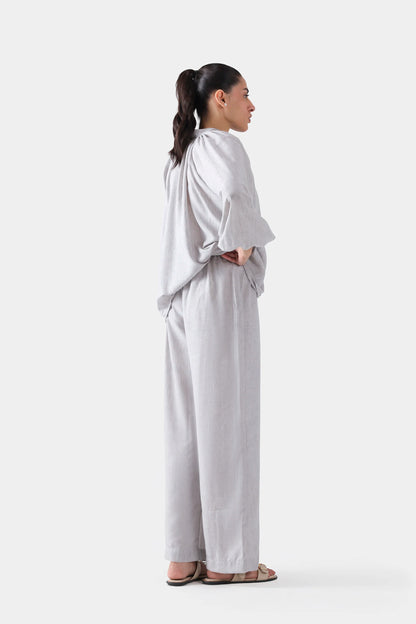 Textured Pleated Trousers - Cougar Clothing