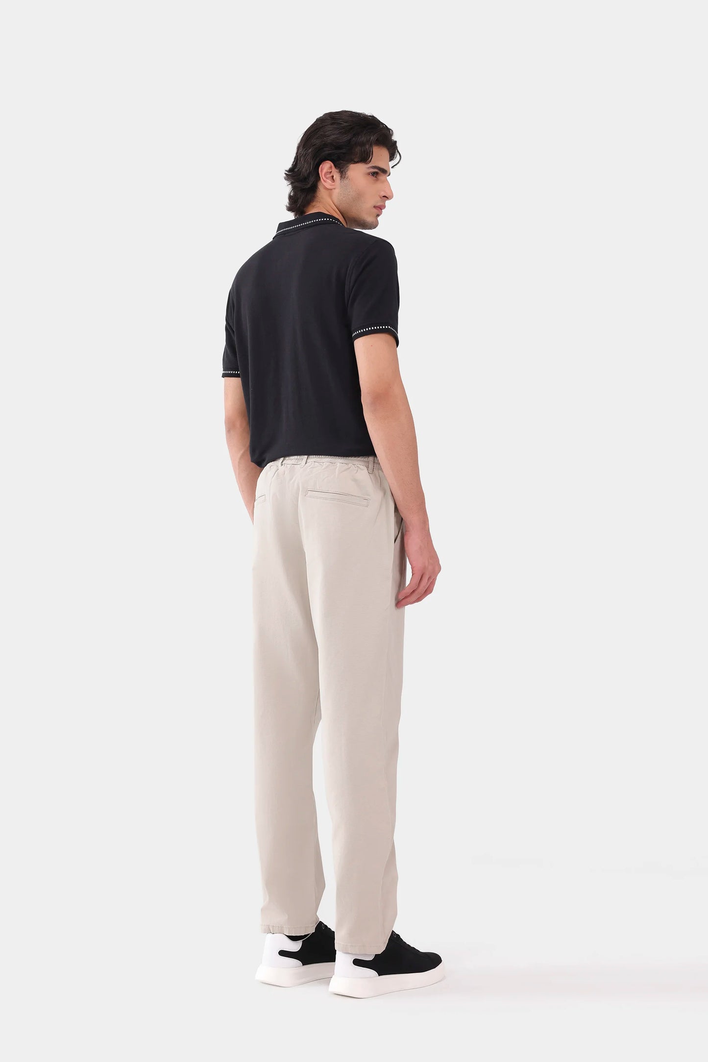 Straight Fit Twill Trousers - Cougar Clothing