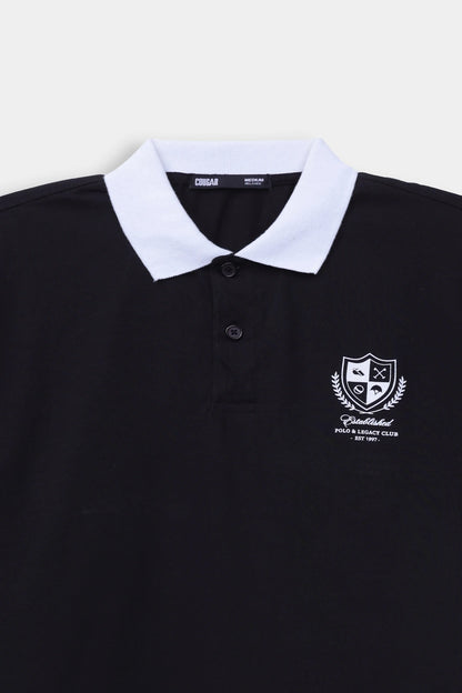 Embroidered Heavy Jersey Polo - Cougar Clothing