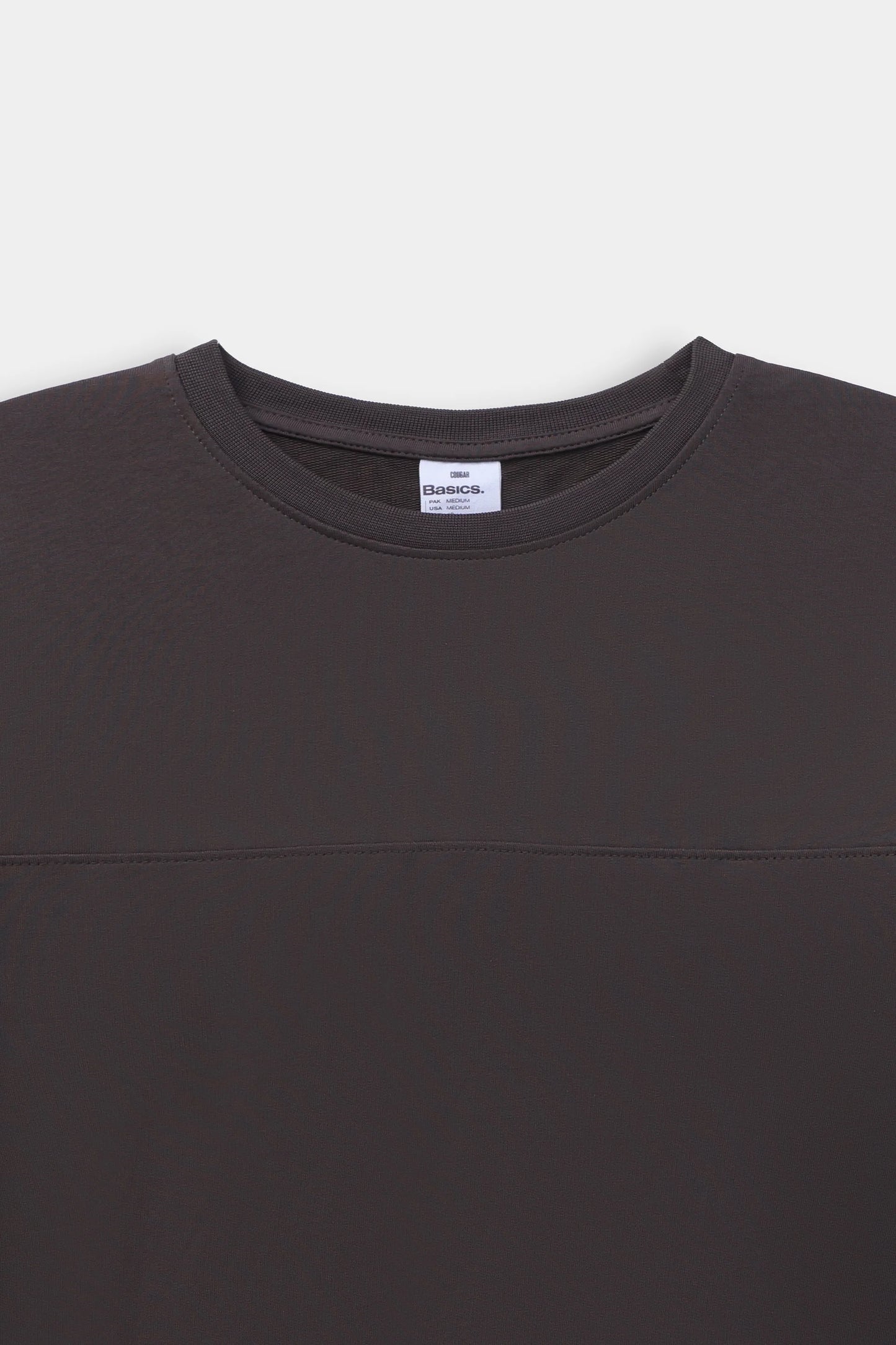Basic T-Shirt With Chest Seam - Cougar Clothing