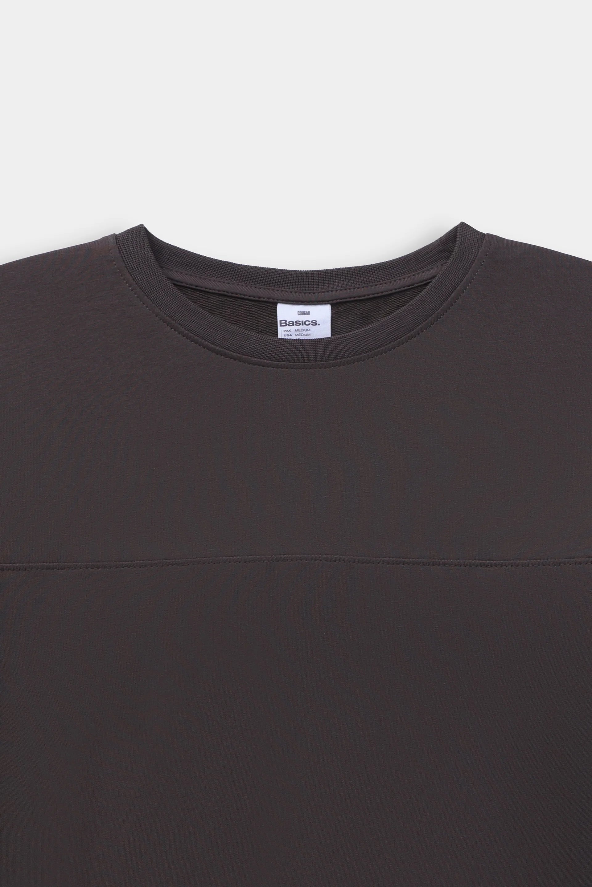 Basic T-Shirt With Chest Seam - Cougar Clothing