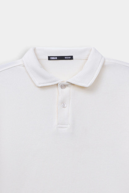 Classic Waffle Polo - Cougar Clothing