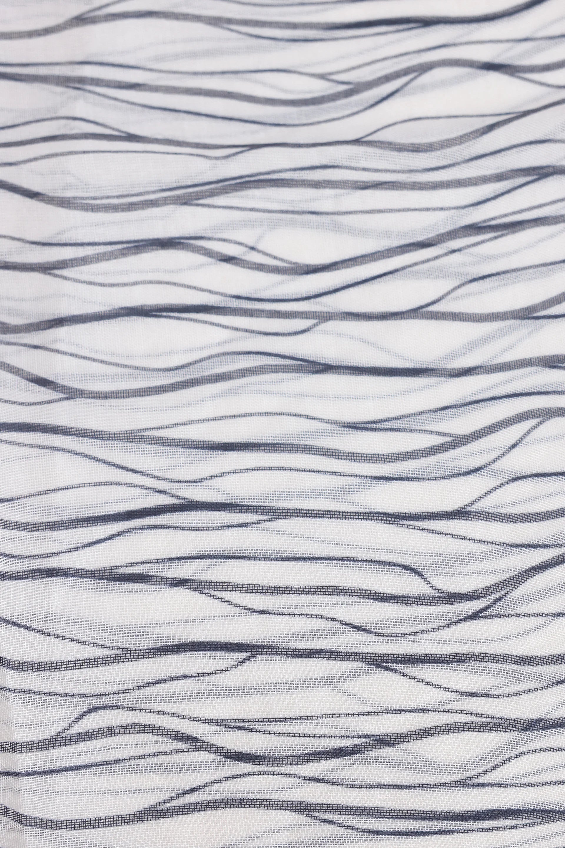 Wavy Pattern Printed Scarf - Cougar Clothing