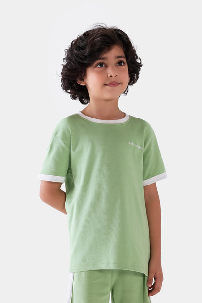 Trimmed Embroidered T-Shirt - Cougar Clothing