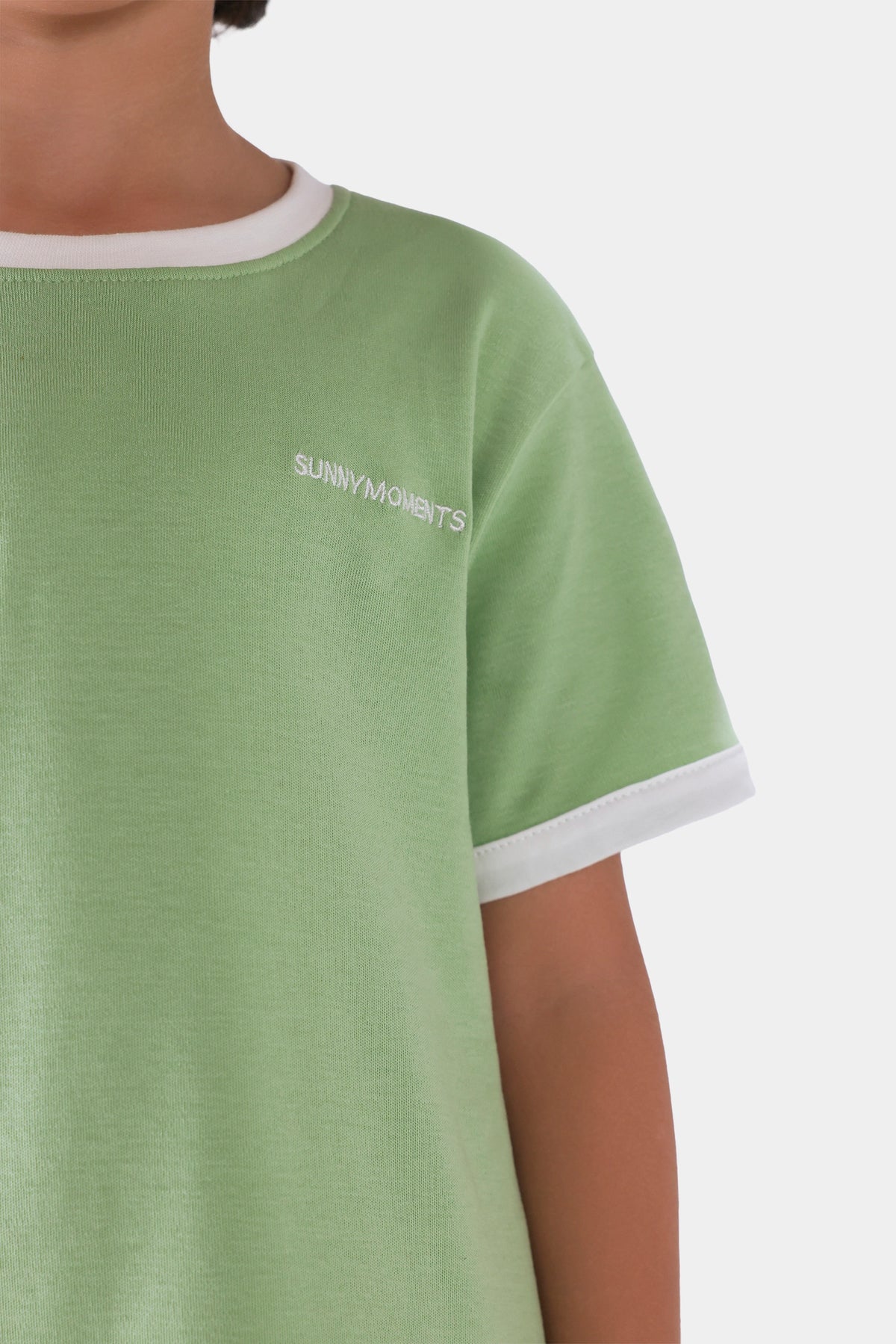 Trimmed Embroidered T-Shirt - Cougar Clothing