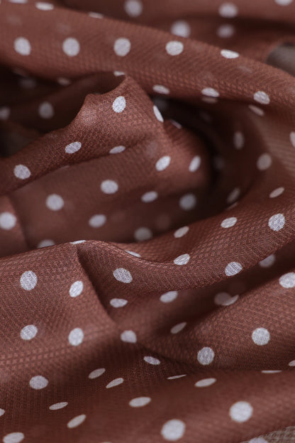 Polka Dot Silk Scarf - Cougar Clothing