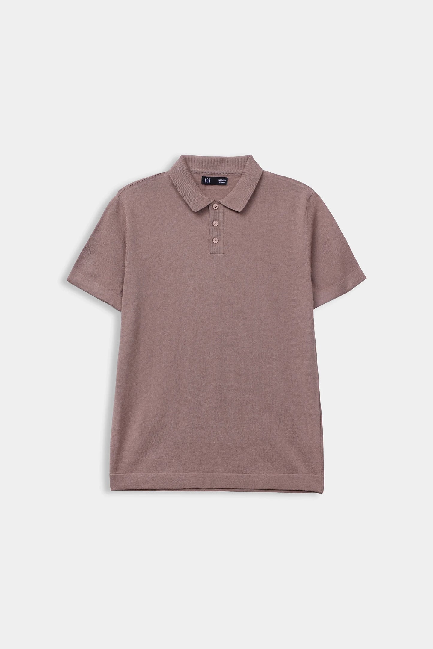 Viscose Blend Knit Polo - Cougar Clothing