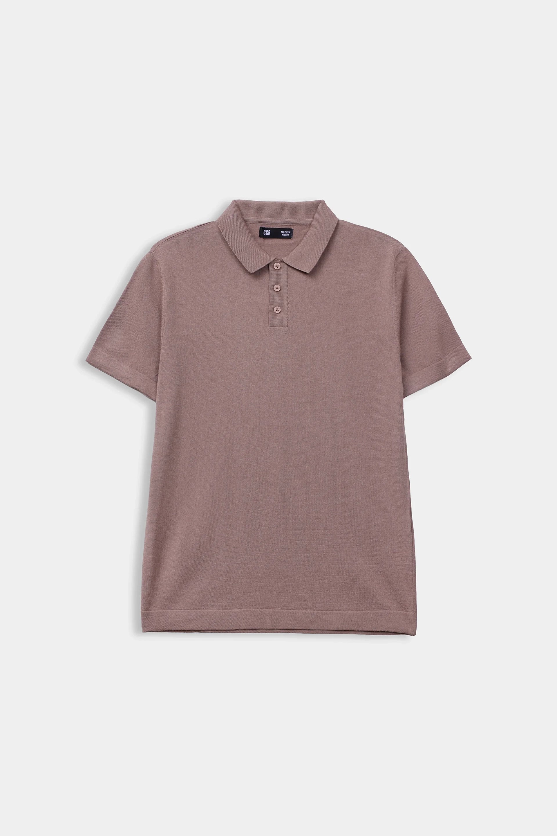 Viscose Blend Knit Polo - Cougar Clothing