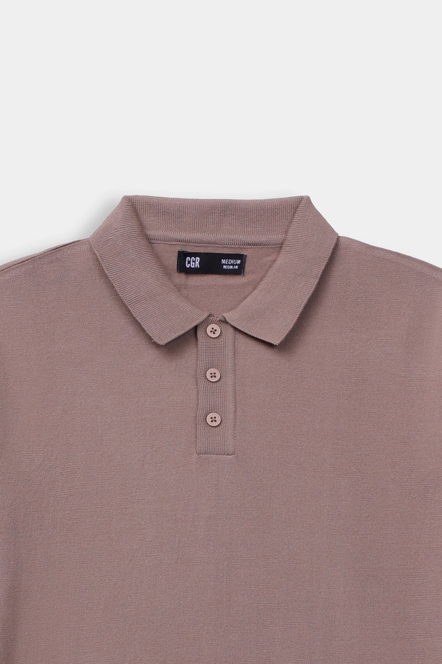 Viscose Blend Knit Polo - Cougar Clothing